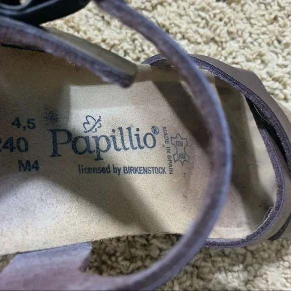 Birkenstock Brown Strappy Sandals - Picture 7 of 8